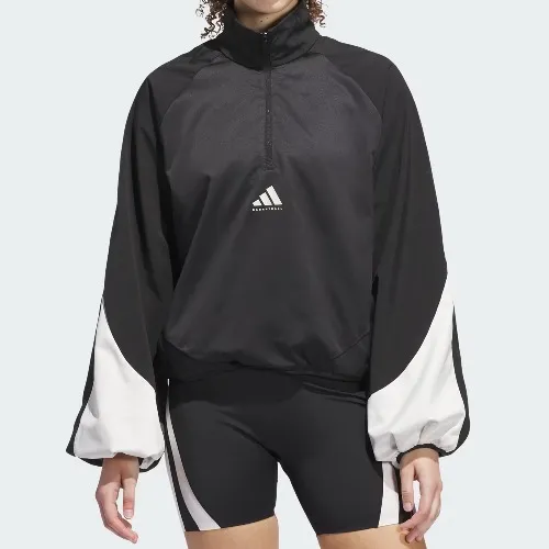Adidas Basketball Pullover Half-Zip Top