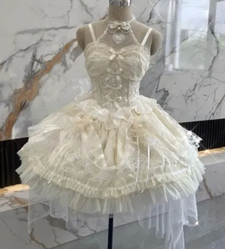 Harajuku Vestido Lolita Branco