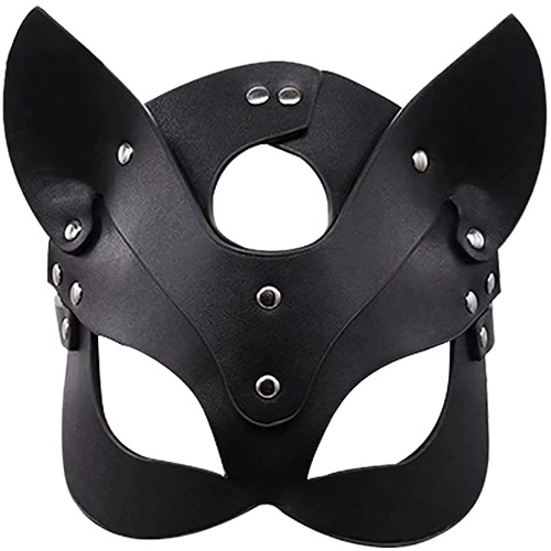 Leather Cat Mask 