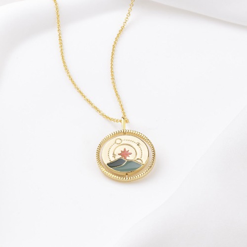 Milky Way Spinning Gold Necklace | Default Title