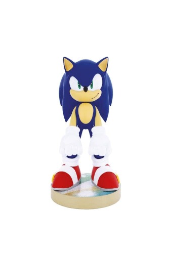 Cable Guys - Modern Sonic the Hedgehog Gaming Accessories Holder & Phone Holder for Controller (Xbox, Play Station, Nintendo Switch) & Phone (Iphone, Samsung Galaxy, Google Pixel)