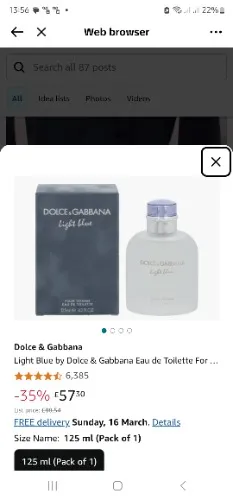 Dolce and gabbing light blue 