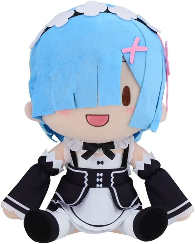 Re:Zero kara Hajimeru Isekai Seikatsu - Rem - Fuwa Puchi Plush (L) (SEGA) - Pre Owned