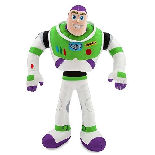 Disney Store Official Toy Story Plush, Buzz Lightyear, Iconic Cuddly Toy Character with Embroidered Eyes and Soft Plush Features, Suitable for All Ages 0+