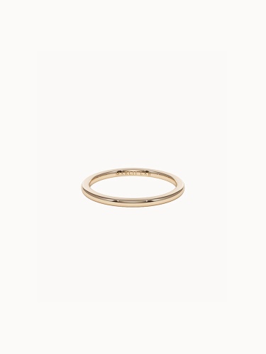 Slim Solid Gold Band - Yellow Gold - L 1/2 (US 6.25)