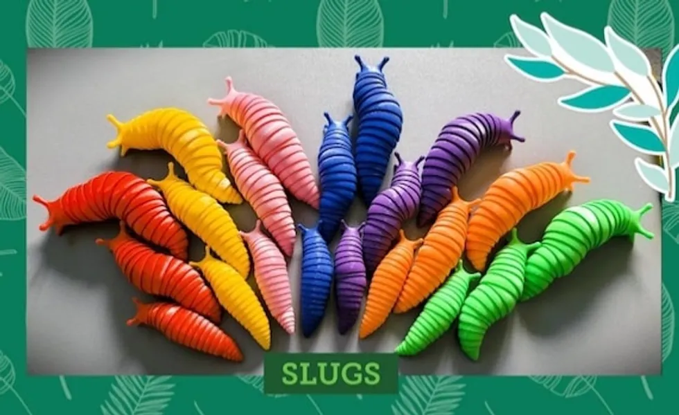 Adorable Slug Toy  Articulated Animal  Flexible  Fidget | Etsy