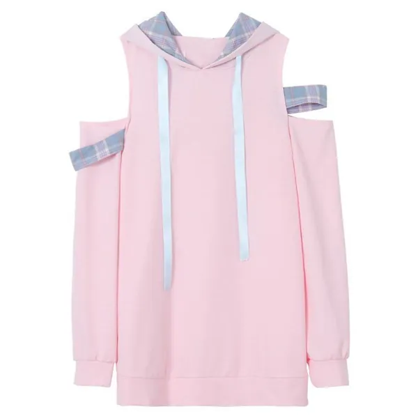 Peekaboo Shoulder Hoodie