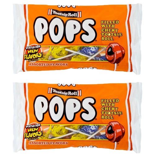 Tootsie Roll Pops Assorted Flavors 6.0 oz (Pack of 2) - Assorted 6 Ounce (Pack of 2)