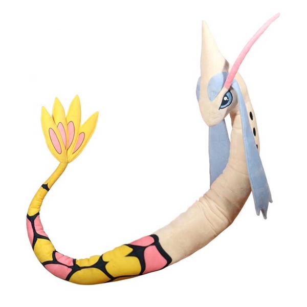 90in Shiny Milotic Plush Toy Dragon Stuffed Animal