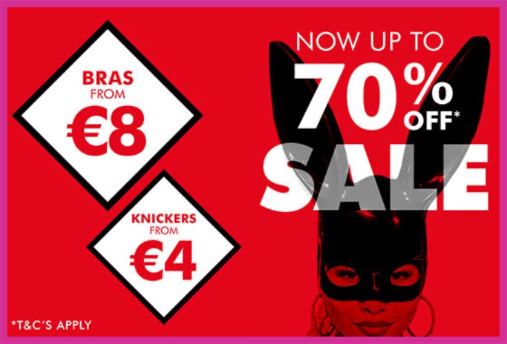 Vibrating Black Crotchless Knickers | Ann Summers