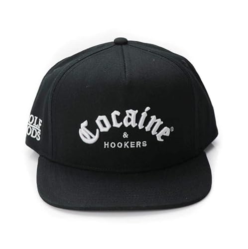 Golf Gods - Cocaine & Hookers Snapback - One Size - Black