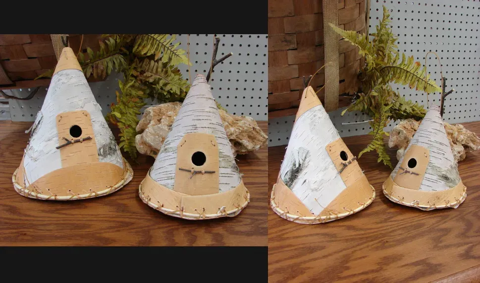 Teepee birdhouse