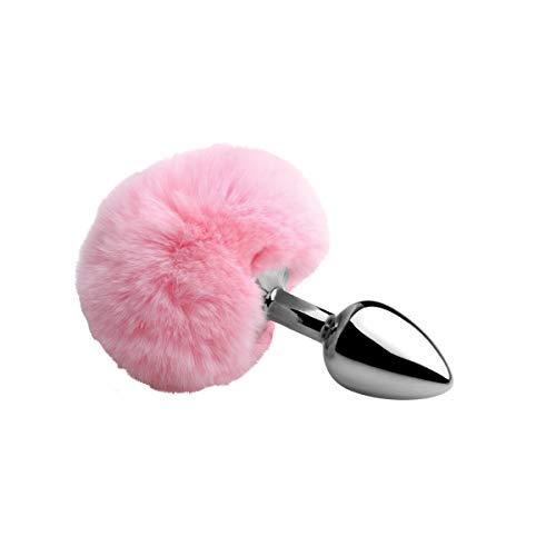 Fluffy Bunny Tail Anal Plug - 1 Count (Pack of 1)