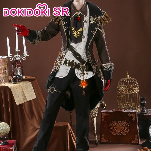 【 Ready For Ship】 DokiDoki-SR Game Genshin Impact  Diluc Cosplay Costume/Shoes | Costume Only-M