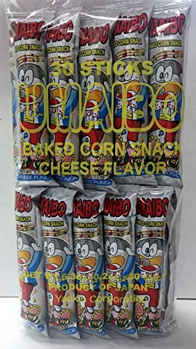 Umai Bar Cheese Flavor 30 packages Japanese Snack "Umaibo" - 0.2 Ounce (Pack of 30)