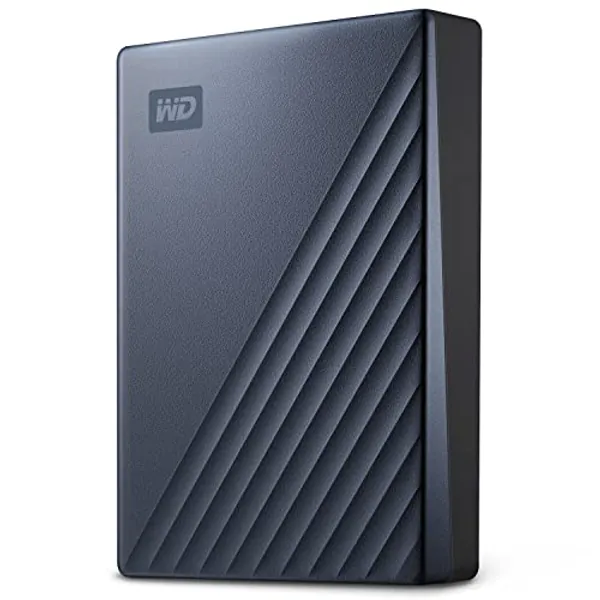 Western Digital 5TB My Passport Ultra Blue Portable External Hard Drive HDD, USB-C and USB 3.1 Compatible - WDBFTM0050BBL-WESN