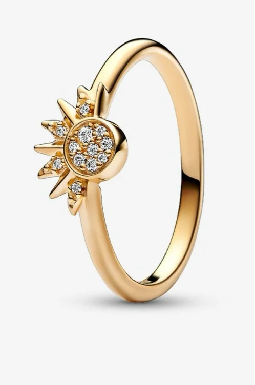 Bague Céleste Soleil Scintillant