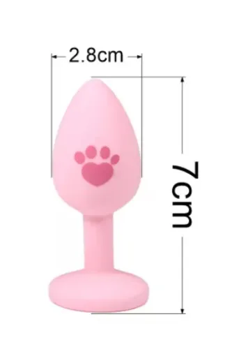 Cat's Paw Plug with Detachable Acrylic Diamond 😻