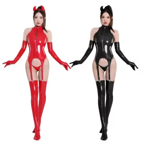 Latex Catsuit 🖤❤️