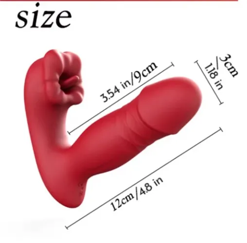 Telescopic Wearable Tongue Licking Intelligent Heating Toy 🥵🥵🥵