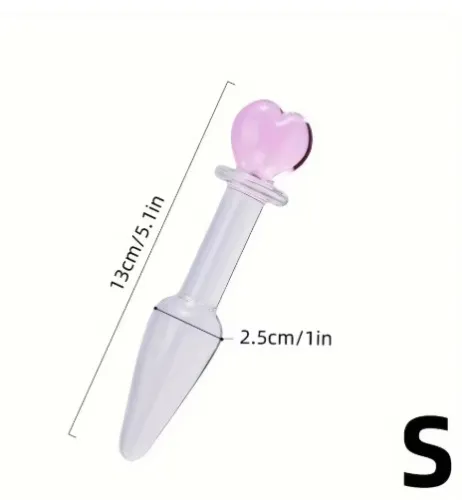 Crystal Glass Plug Toy 💗