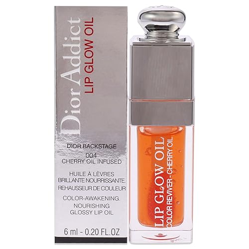 Christian Dior Dior Addict Lip Glow Oil - 004 Coral Women Lip Oil 0.2 oz,6 ml (1er Pack) - 004 Coral - 0.2 Fl Oz (Pack of 1)
