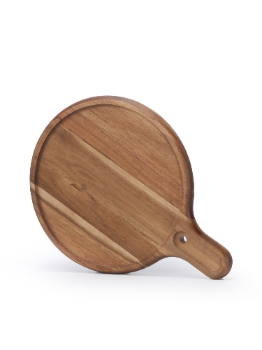 12in Round Wooden Serving Board