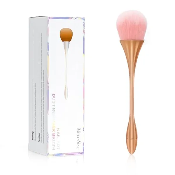 MelodySusie Nail Art Dusting Brush,Dust Collector Brush, Blush Brush, Boose Powder Brush,Makeup Brushes, Acrylic Cleaning Brush Acrylic Nail Tools