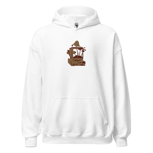 Cozy PC Gaming | Embroidered Unisex Hoodie | Cozy Gamer - White / L