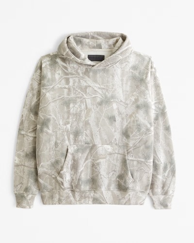 Unisex Light Gray Camo Hoodie | S