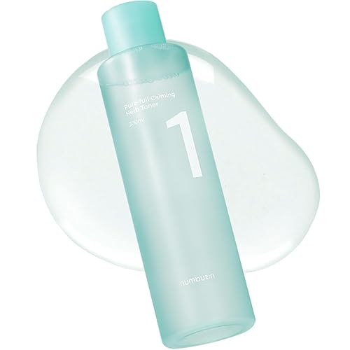 numbuzin No.1 Pure-Full Calming Herb Toner | Breakouts, Redness, Excess Oil Control, Blackhead Removal | Centella Asiatica, Heartleaf, Licorice Root | Acne-Prone, Sensitive Skin | 10.14 fl. oz - 10.14 Fl Oz