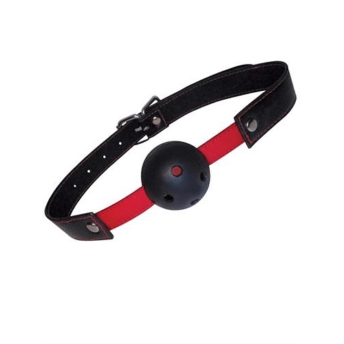 Sex & Mischief Hush Ball Gag - Black