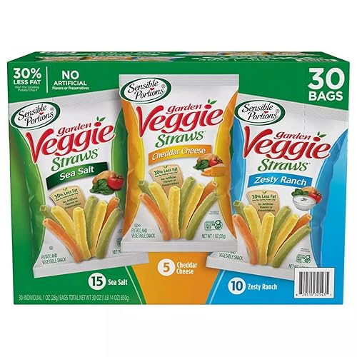 Sensible Portions Veggie Straws Variety Pack 30ct