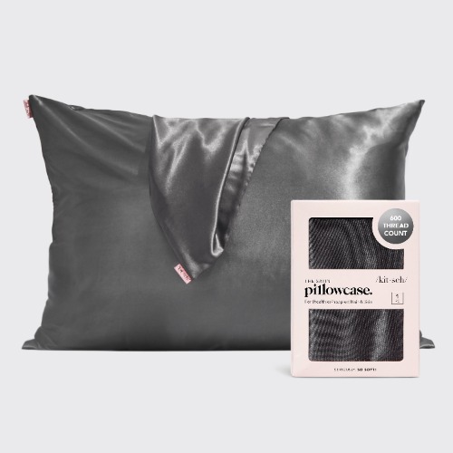 Satin Pillowcase - Charcoal Grey | NC / OS