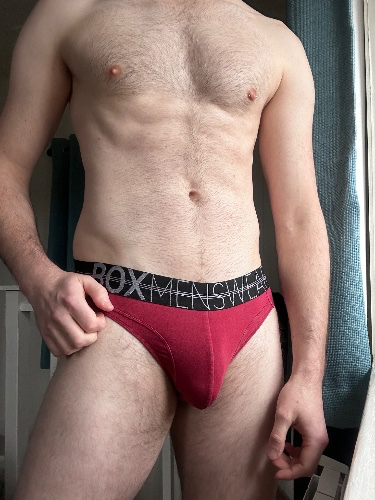 Used Underwear: Red BOX briefs