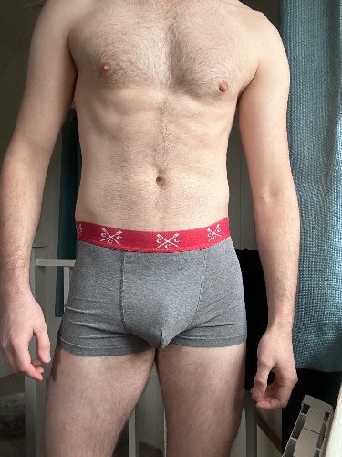 Used Underwear: Grey Boxers