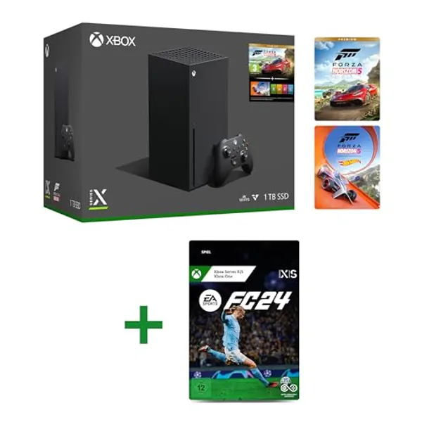 Xbox Series X – Forza Horizon 5 Bundle + EA SPORTS FC 24 Standard Edition | Xbox & Windows 10/11 - Download Code