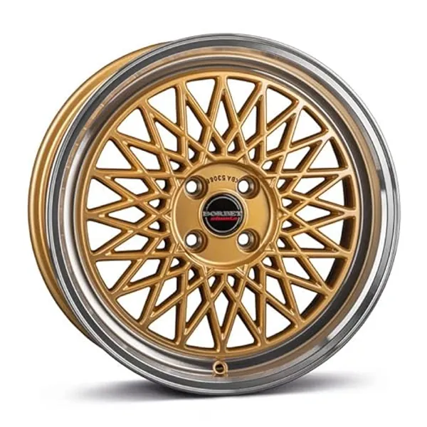 Borbet Felge B 7x17 ET25 4x100 gold rim polished B 70725100464,0GRP
