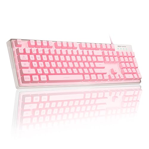 Pink Gaming Keyboard