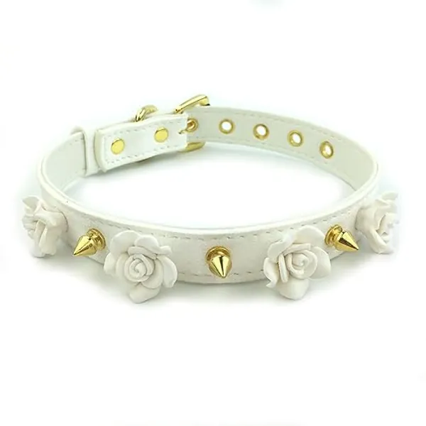 Succuba Handmade Flower Choker Collar Necklace for Women and Men