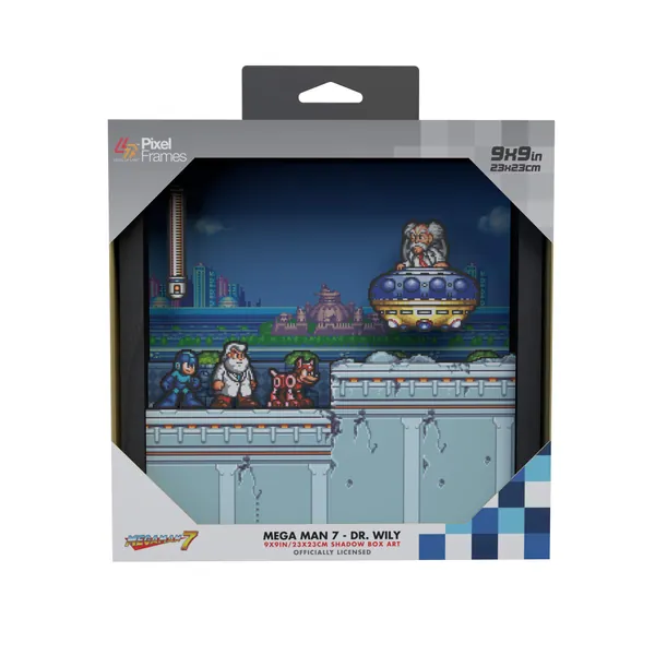 Megaman 7 - Dr. Wily - 3D Shadow Box 