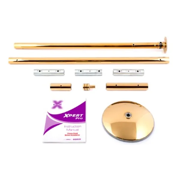 Gold Stripper Pole