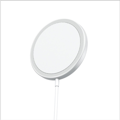 Portable Magnetic Wireless Charger with Fast Charging - Sliver