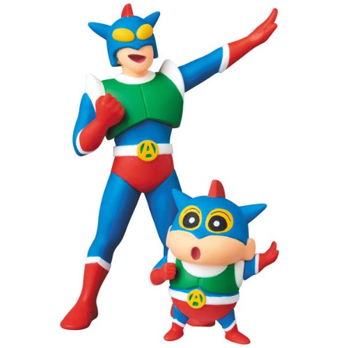 Crayon Shin-chan - Action Kamen - Nohara Shinnosuke - Ultra Detail Figure - No.471 (Medicom Toy) - Brand New