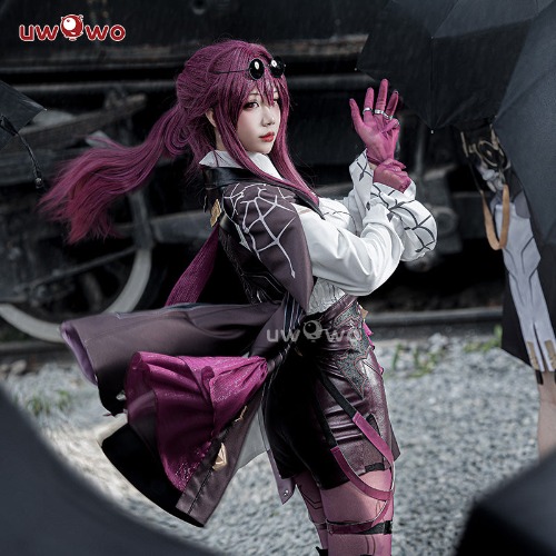 【In Stock】Uwowo Honkai Star Rail Kafka Stellaron Hunters HSR Nihility Cosplay Costume - 【In Stock】XXXL