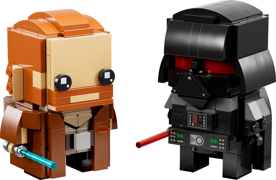 Obi-Wan Kenobi™ & Darth Vader™ 40547 | BrickHeadz | Buy online at the Official LEGO® Shop US 