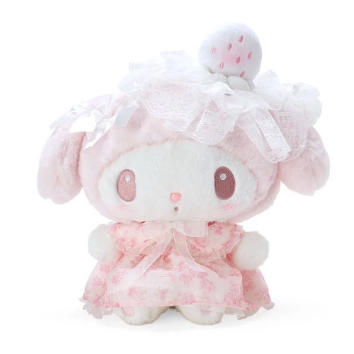 My Melody 10" Plush (White Strawberry Series)