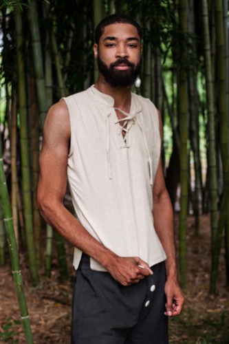 Men's Sleeveless Renaissance Tunic - Special