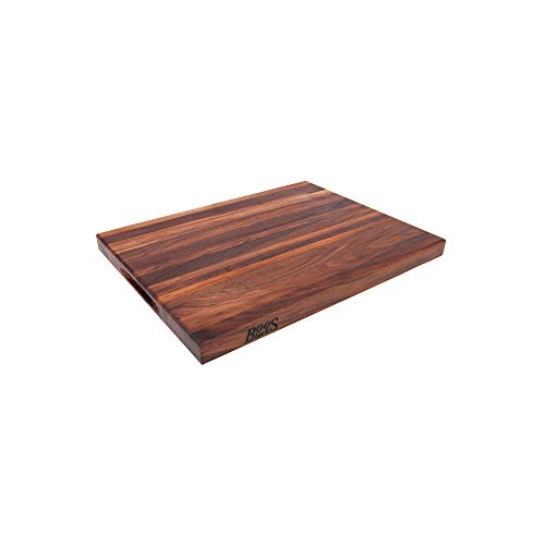 John Boos Walnut Wood Cutting Board for Kitchen Prep, 1.5 Inch Thick