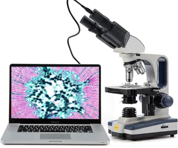 Swift Digital Binocular Compound Microscope 40X-2500X